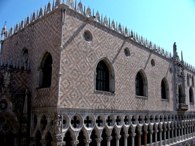 Venice Basilica St. Marco top view photo