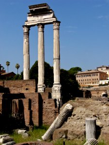 Roman Forum: columns photo