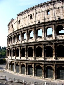 Colosseum, back side photo