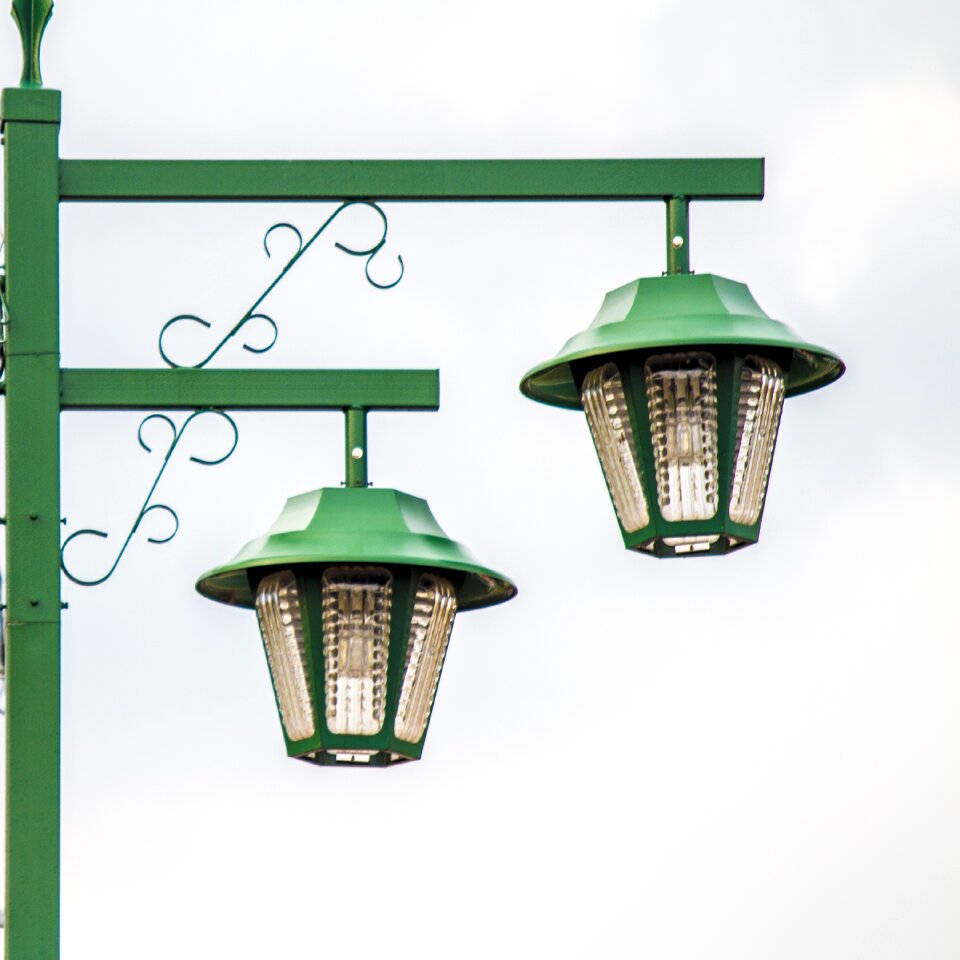Street lamp light pole bright