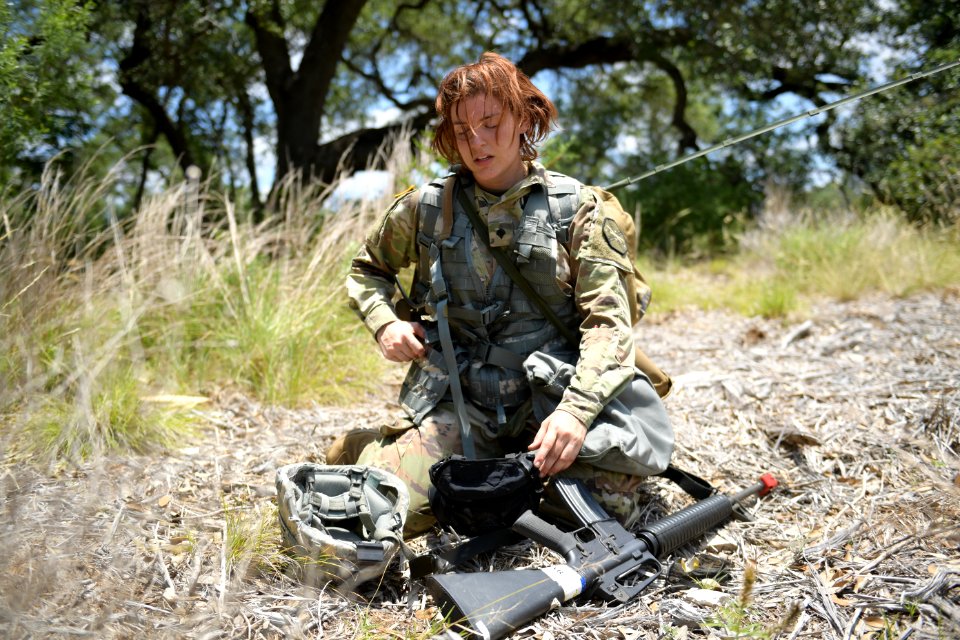 SPC Lillian Lewis patrol lanes - 2017 Best Warrior Competition at Camp Bullis. Texas