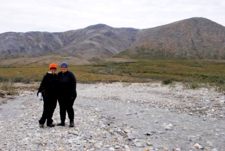 Julia and Cait find a tributary to the Nakolik River