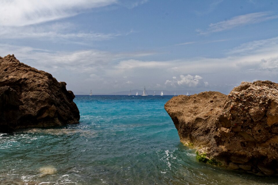 Water stone rock photo