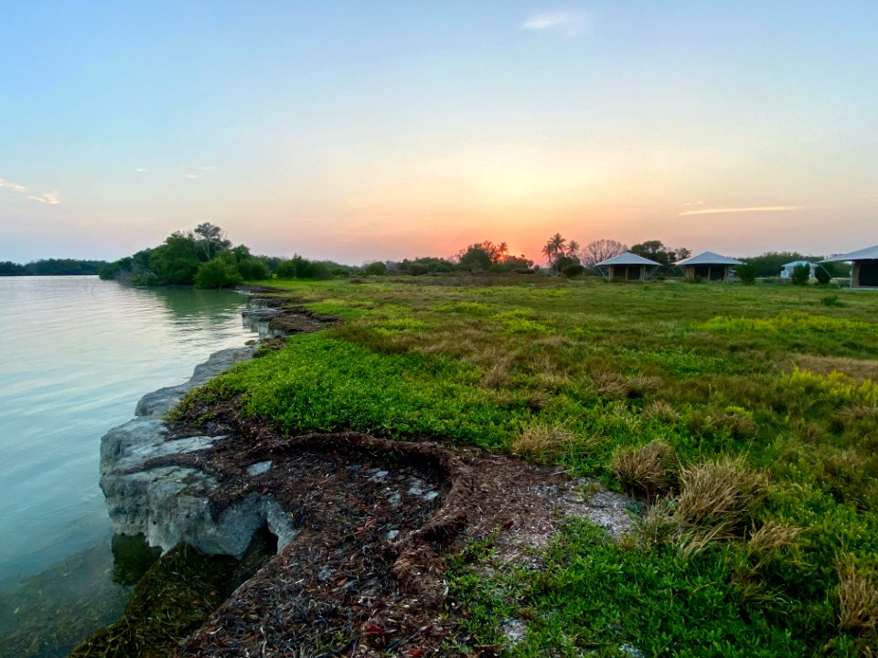 Sunset at Flamingo Eco-Tents