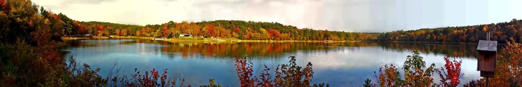 Tyler State Park Lake Panoramic photo