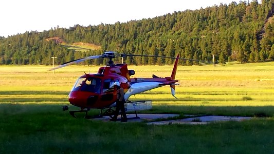 Camillo Fire 2015-06-22: Helitack Helicopter