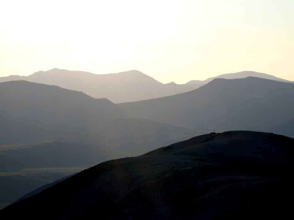 Northwest view from Unnamed Mountain