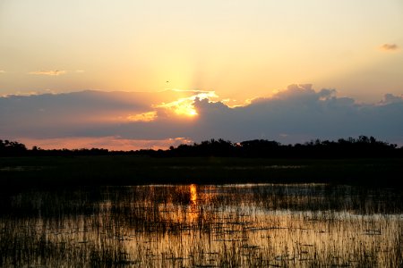 Sunset Over Shark Valley Slough