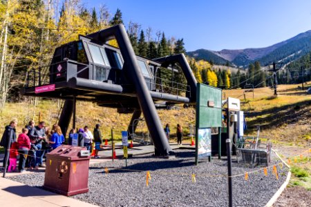 Fall color scenic skyride at the Arizona Snowbowl