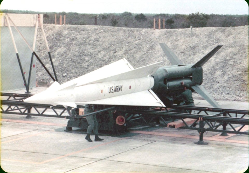 NKS, 1977 - Launch Area Nike in front Section Barn, NPS Photo
