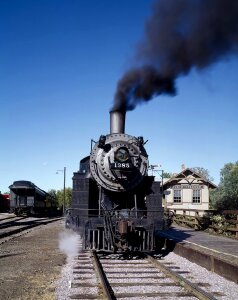 Railroad train engine