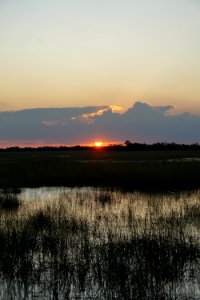 Sunset Over Shark Valley Slough