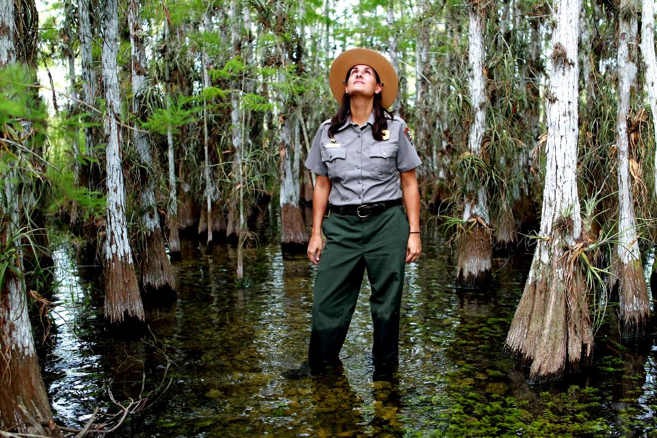 Female Ranger in Cypress Dome