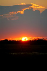 Sunset Over Shark Valley Slough