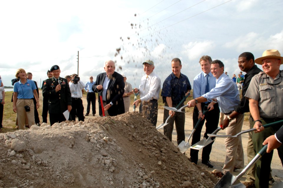 Ground Breaking of Tamiami Bridge, NPSPhoto