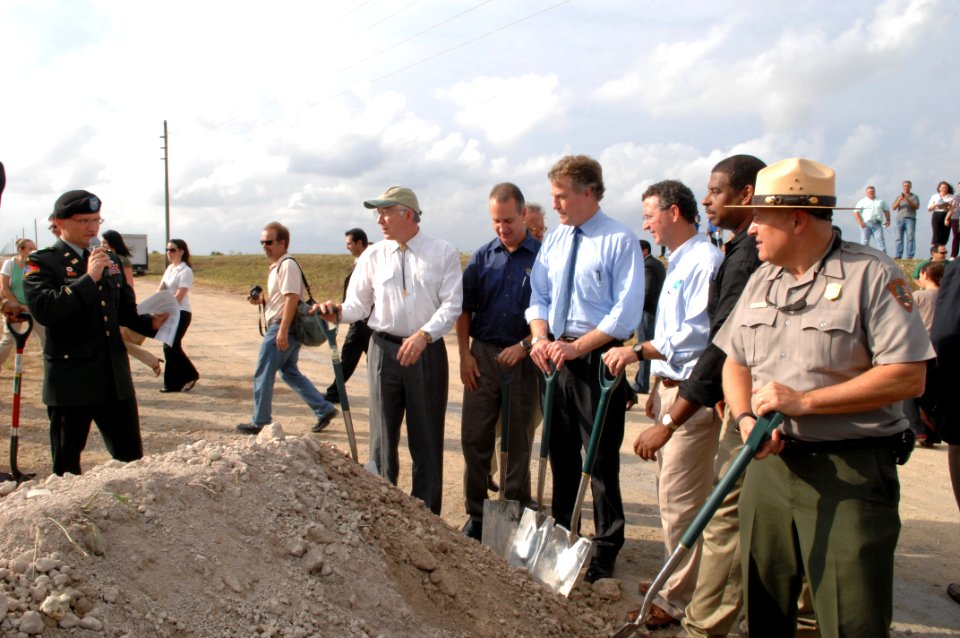 Breaking Ground of Tamiami Bridge, NPSPhoto
