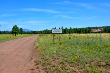 Lava River Cave: Turn-off onto FR 171