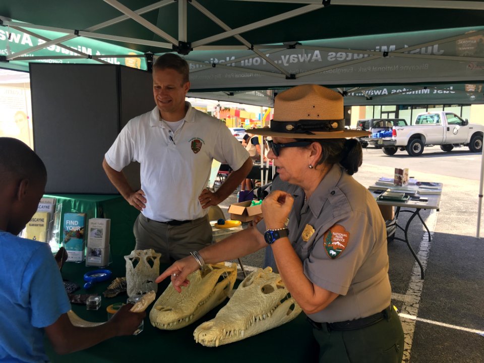 Ranger Maria at an Outreach Event 2018