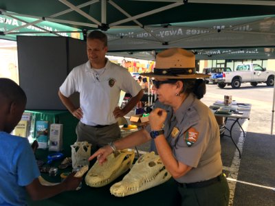 Ranger Maria at an Outreach Event 2018