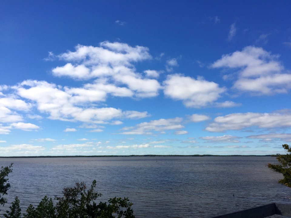Gulf Coast on a Partly Cloudy Day