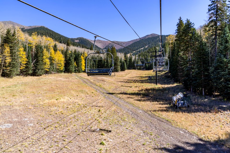 Fall color scenic skyride at the Arizona Snowbowl