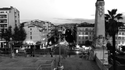 Escaliers de la gare photo