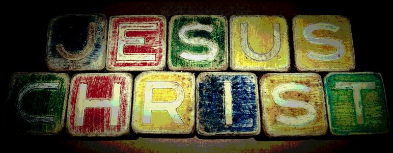 Religion jesus baby blocks