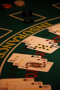 Gambling game table chips