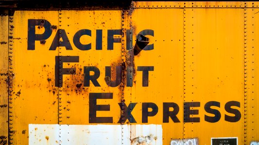 Railroad Hand Lettering photo