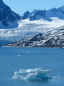 Icebergs cold arctic photo