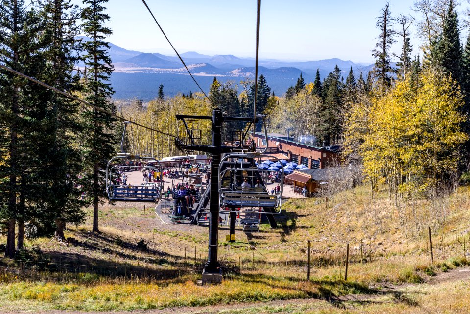 Fall color scenic skyride at the Arizona Snowbowl