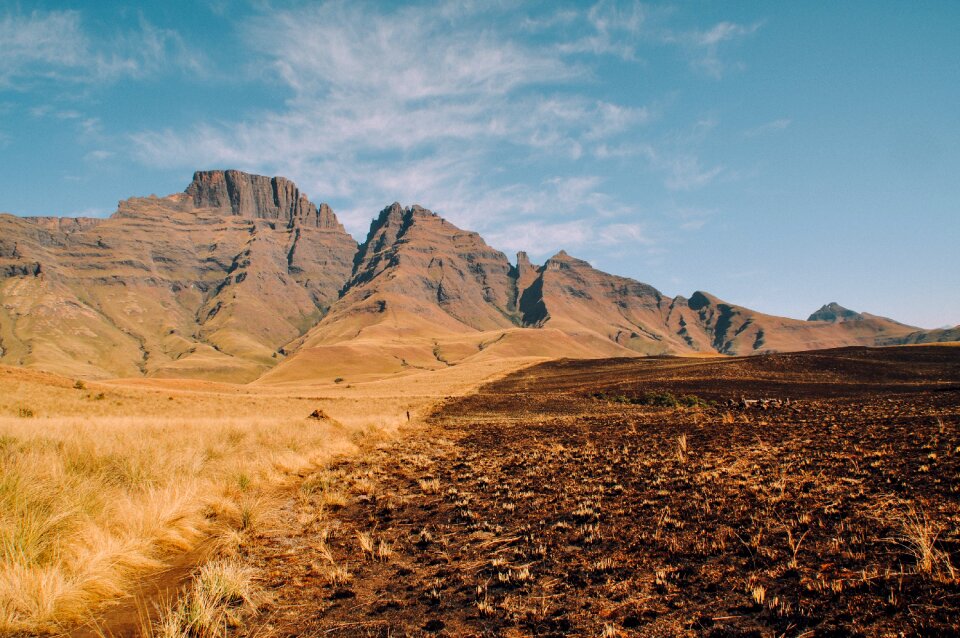 Dirt soil landscape