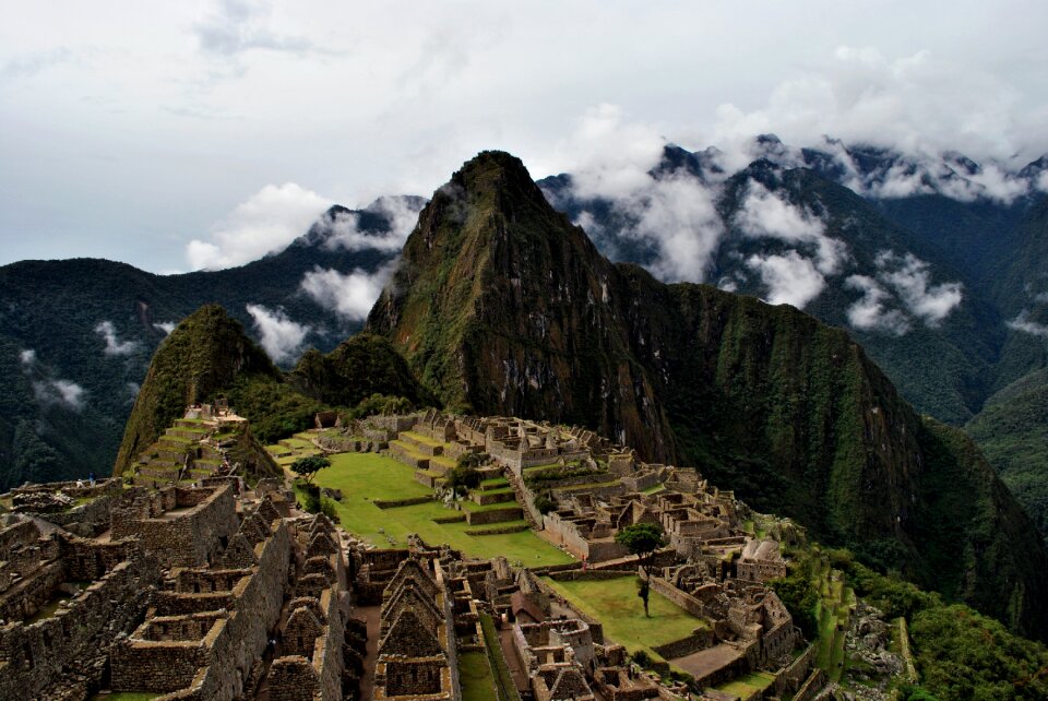 Heritage ruins archaeological peru