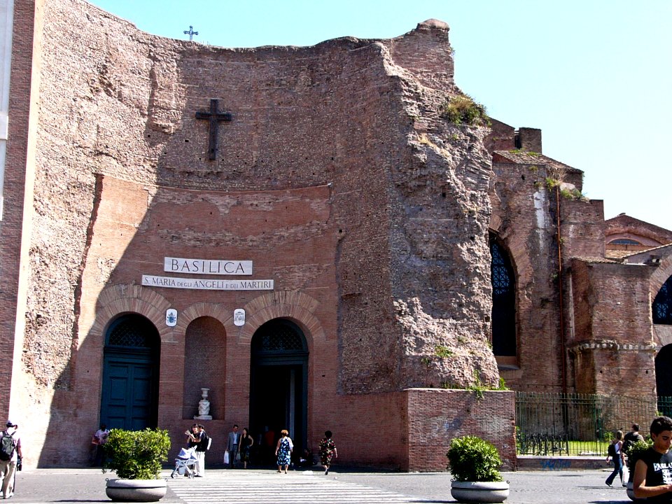 Basilica St. Maria de Angelico entrance
