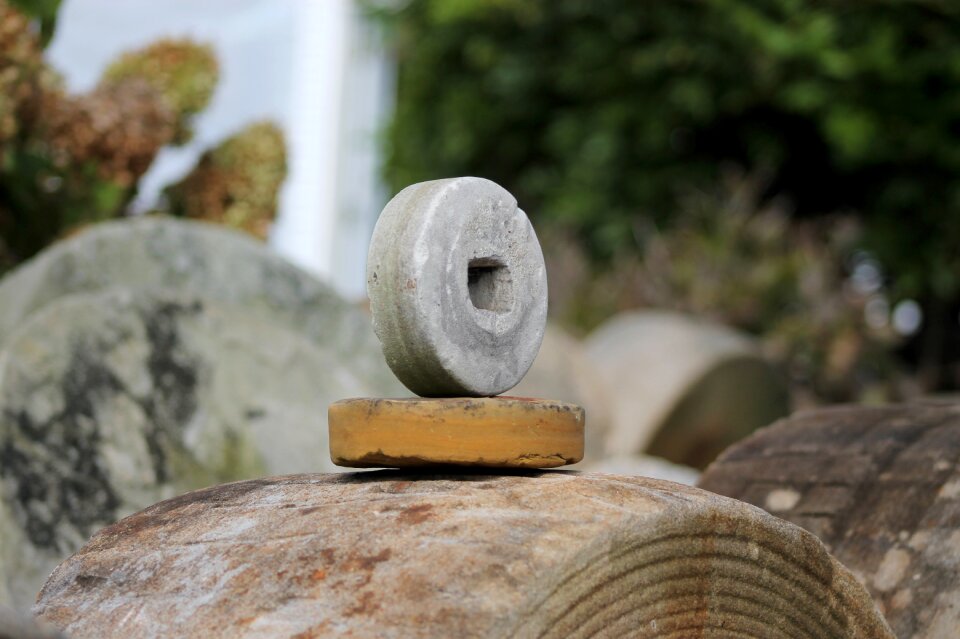 Antique round ornamental