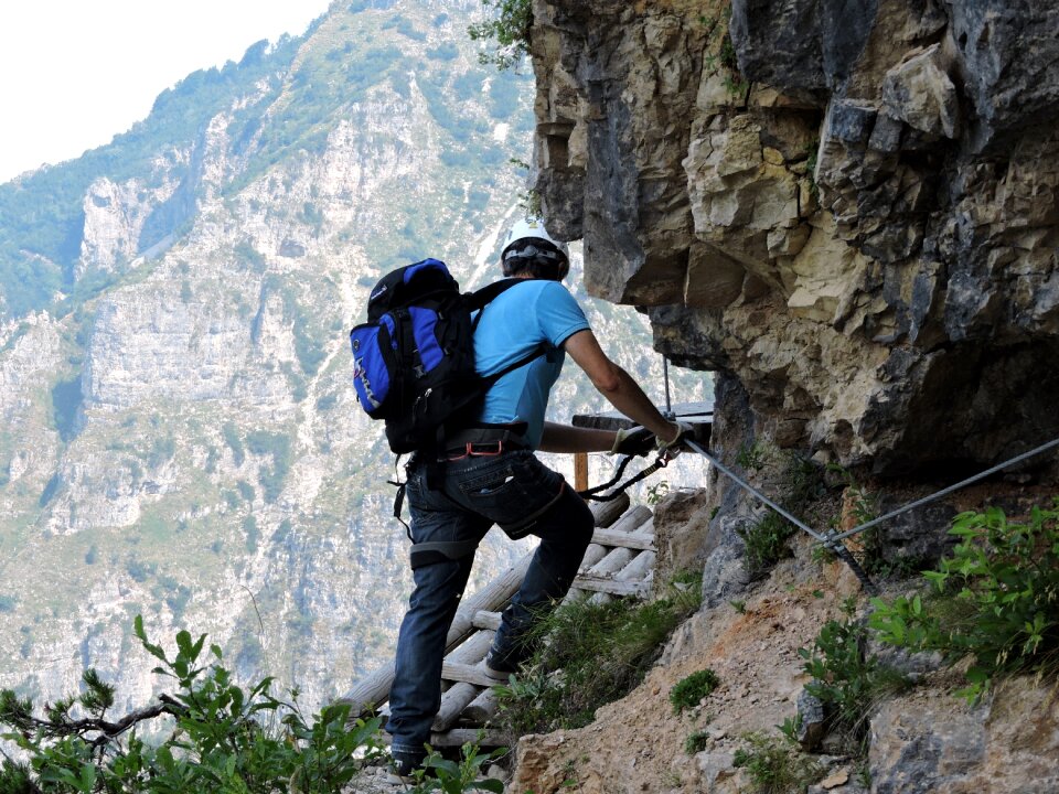 Climber excursion hiking