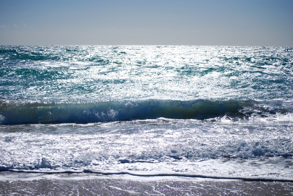 Edge of the sea sand water