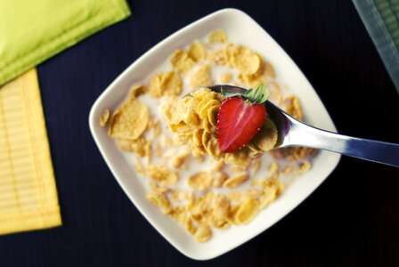 Breakfast meal strawberry