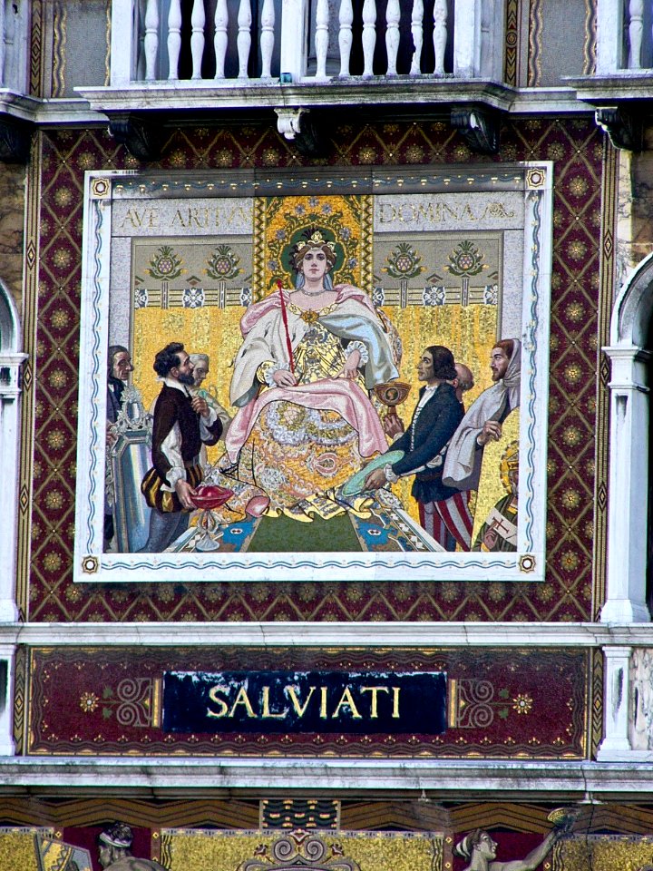 Venice Grand Canal: wall mosaics