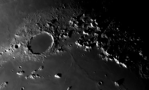 Moon: Plato and Montes Alpes