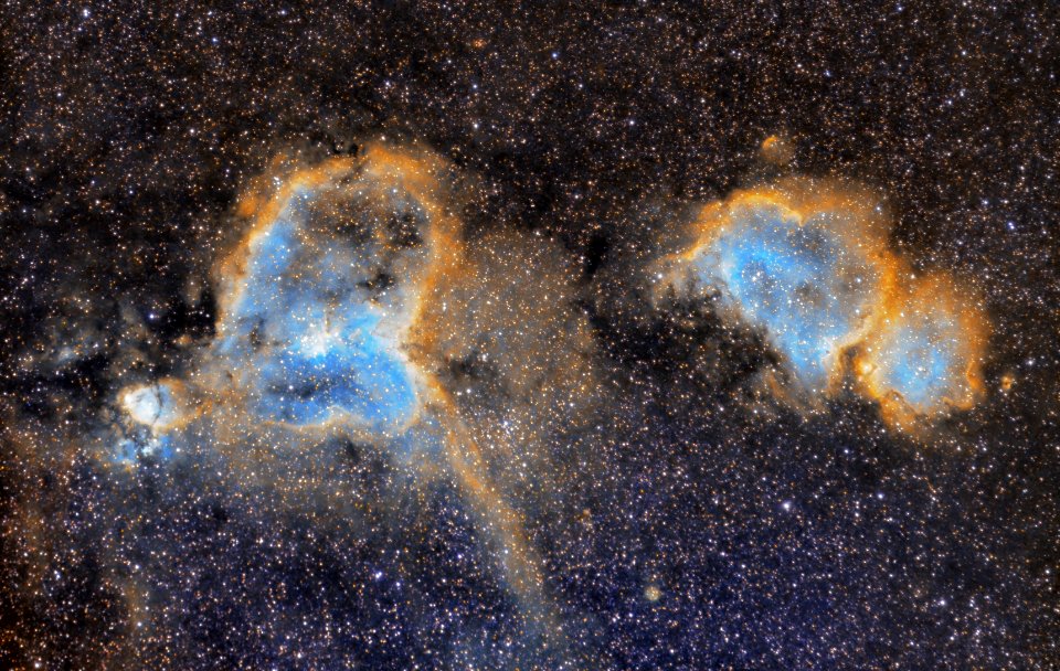 Heart & Soul nebula (HSHO reprocessed)