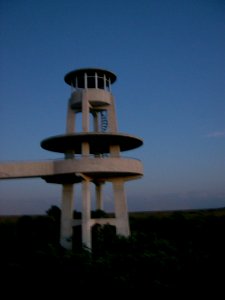 Shark Valley tower full moon, NPSphoto