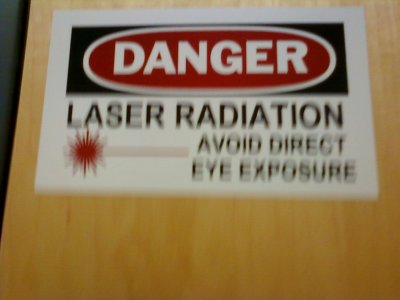 Laser Radiation photo