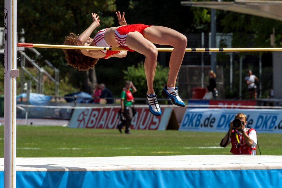 Athletics high jump junior gala mannheim