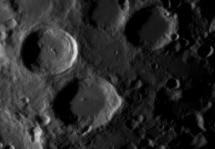 Moon: Craters Werner & Aliacensis
