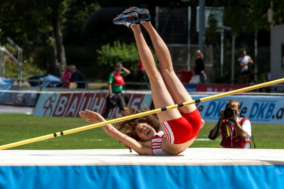 Athletics high jump junior gala mannheim
