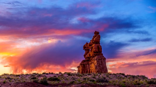 The Greeters at Goblin Valley – Sunset photo