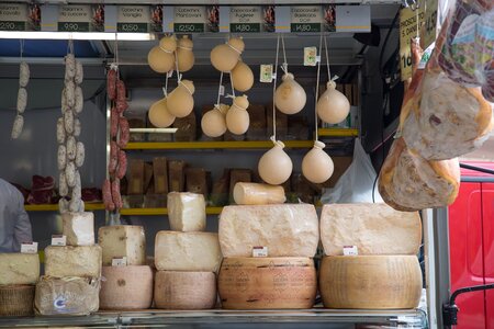 Market cheese market stall