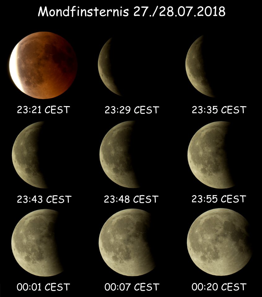 Mondfinsternis 27./28.07.2018