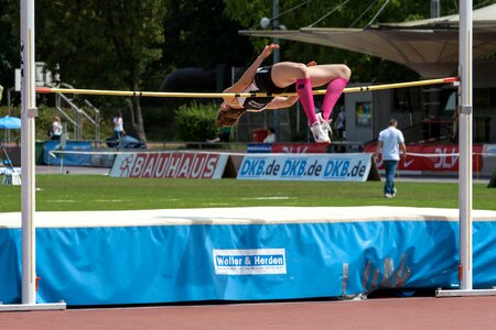 Athletics high jump junior gala mannheim